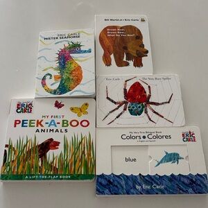 Eric Carle Board Book Lot